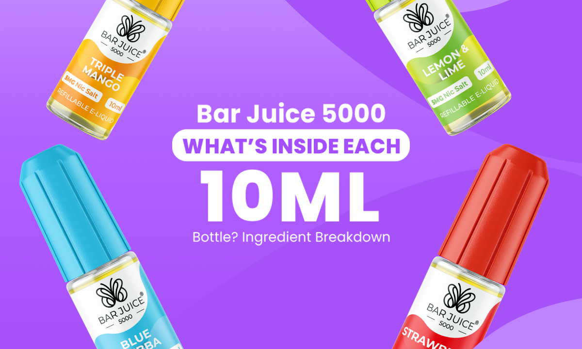 Bar Juice 5000: What’s Inside Each 10ml Bottle? Ingredient Breakdown