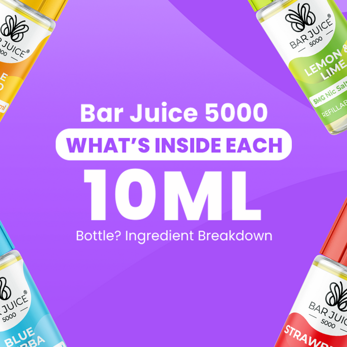 Bar Juice 5000: What’s Inside Each 10ml Bottle? Ingredient Breakdown