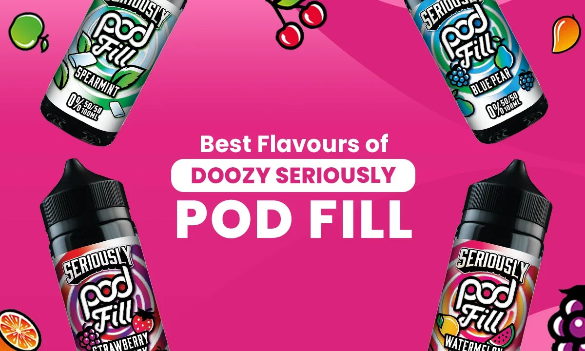 best flavour vape juice uk Seriously Pod Fill Flavours for 2026 Vuse Go Reload Best Vape Kit Brands E-liquid flavor:WATERMELON B POP