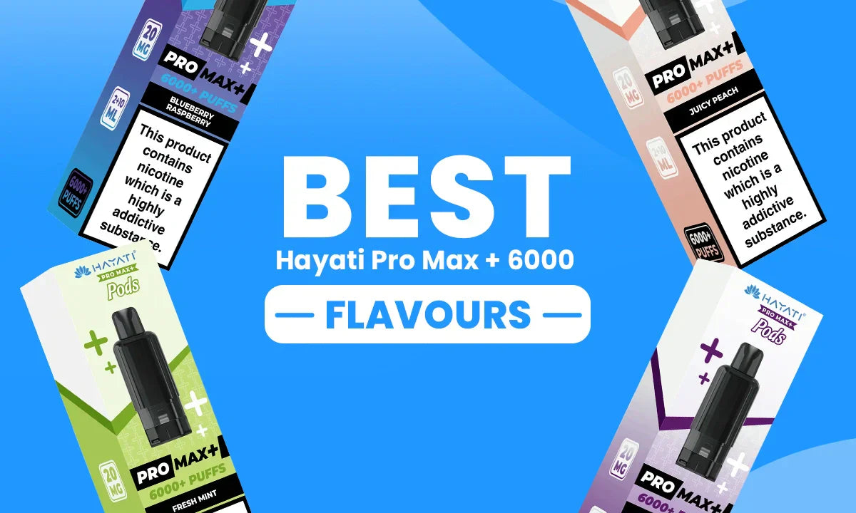 all hayati pro max flavours Hayati Pro Max Plus 6000 Puffs Pod Kit main image 0
