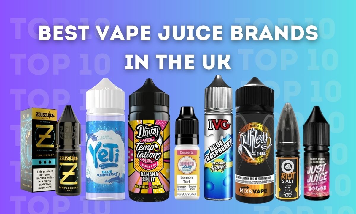 Best E liquid Vape Juice Brands for 2024 Top 10 Picks