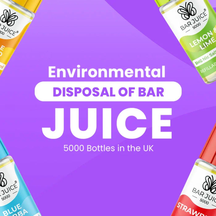 Environmental Disposal of Bar Juice 5000 Bottles in the UK