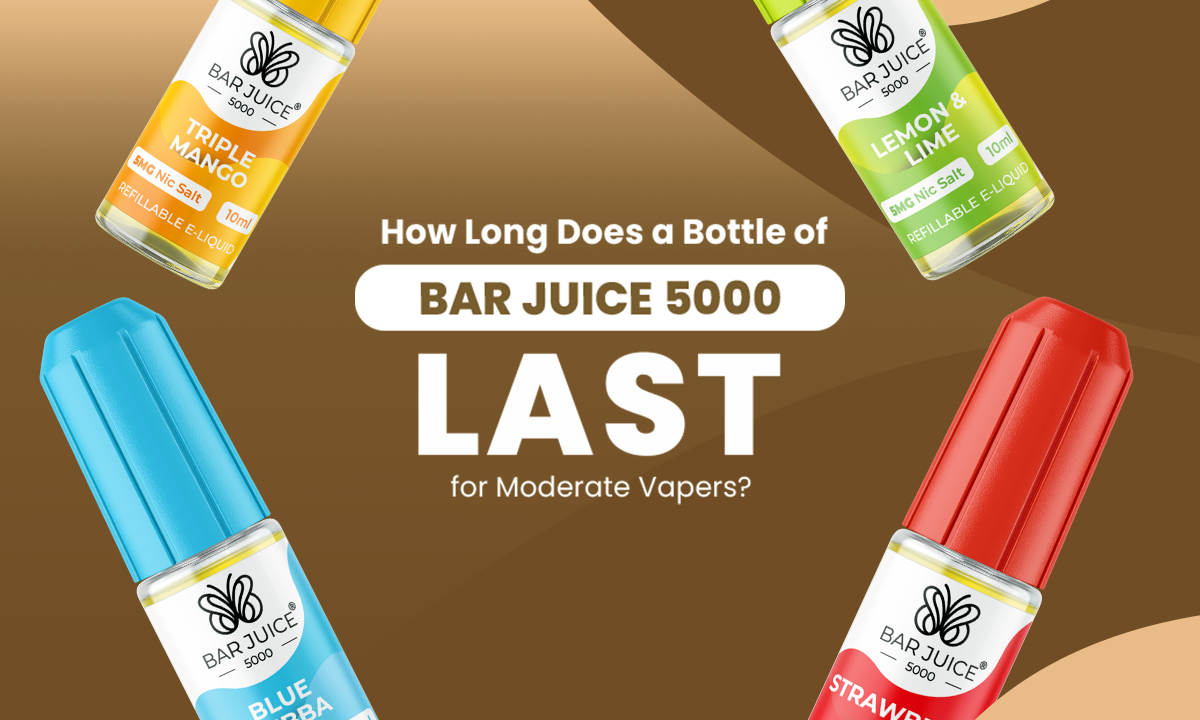 How Long Does a Bottle of Bar Juice 5000 Last for Moderate Vapers?