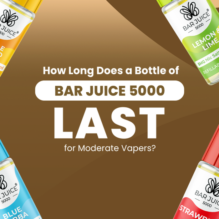 How Long Does a Bottle of Bar Juice 5000 Last for Moderate Vapers?