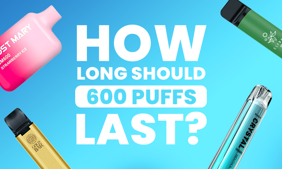 How Long Should a 600 Puff Vape Last? - Golden Vape