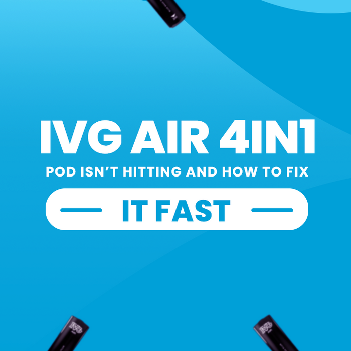 IVG Air 4-in-1 Pod Isn’t Hitting