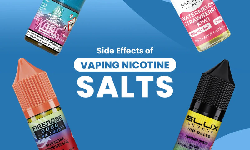 side effects of disposable vapes Vaping Nicotine Salts: Risks and Safety Tips is breeze vape discontinued weed pre roll packaging Colour:Spackle Champagne