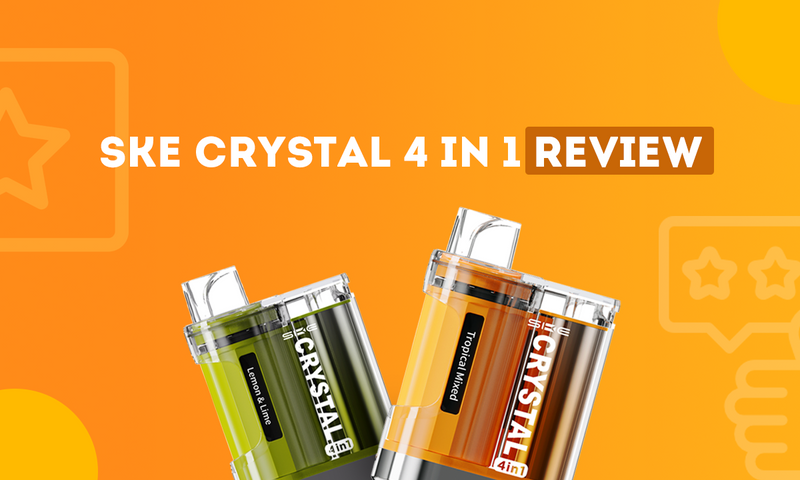 4 in 1 crystal vape SKE Crystal 4 in 1 2400 Vape Review: Top 5 Best Flavours