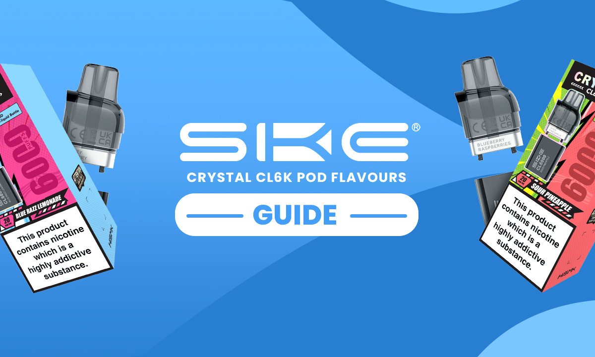 SKE Crystal CL6000 Pods Flavours Guide