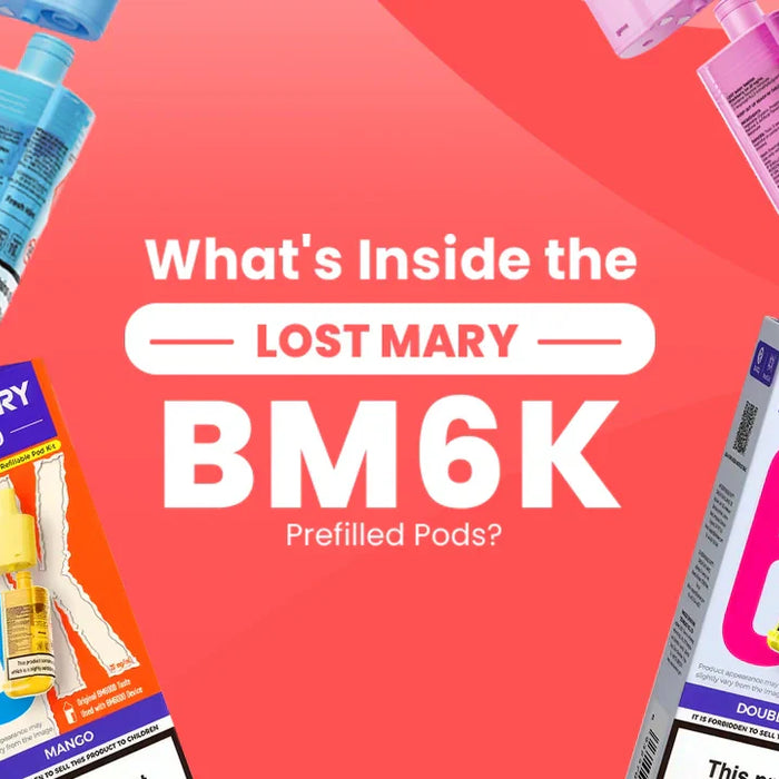 What’s Inside the Lost Mary BM6000 Prefilled Pods?