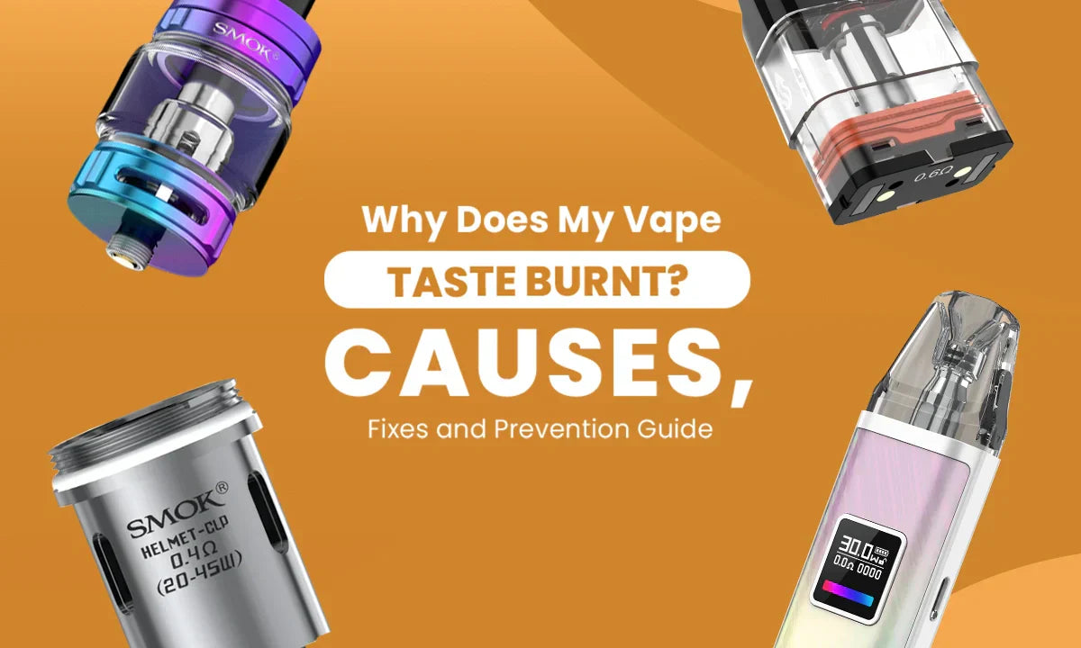 Why Does My Vape Taste Burnt? Causes, Fixes and Prevention Tips Why Does My Vape Taste Burnt? Causes, Fixes and Prevention Tips