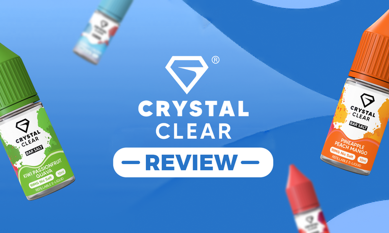 Crystal Clear Bar Salt E-liquid Review Crystal Clear Bar Salt E-liquid Review