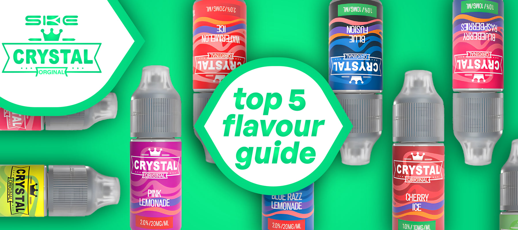 SKE Nic Salt E-liquids Top 5 Flavours 