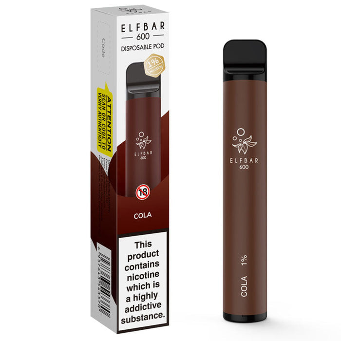 ELF Bar 600 Puffs Disposable Vape Pen - 10mg 1% Nic Salt