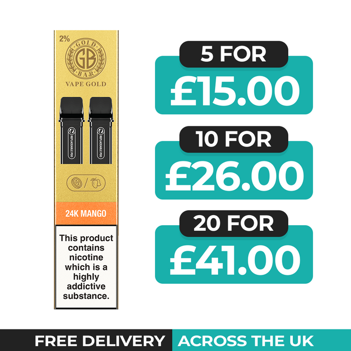 Gold Bar Reload 24K Mango Refill Pods