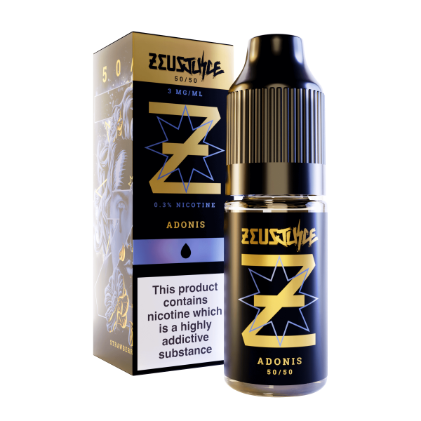 Adonis 10ml 50/50 E-liquid by Zeus Juice - Golden Vape