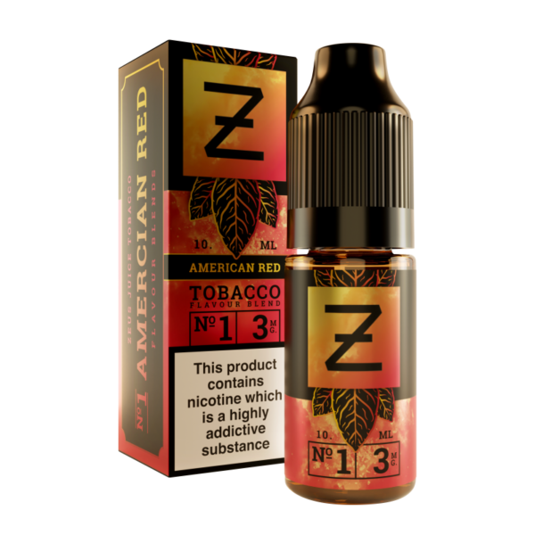 American Red Tobacco 10ml 50/50 E-liquid by Zeus Juice