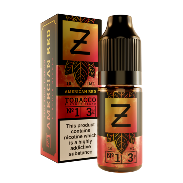 American Red Tobacco 10ml 50/50 E-liquid by Zeus Juice - Golden Vape American Red Tobacco 10ml 50/50 E-liquid by Zeus Juice - Golden Vape