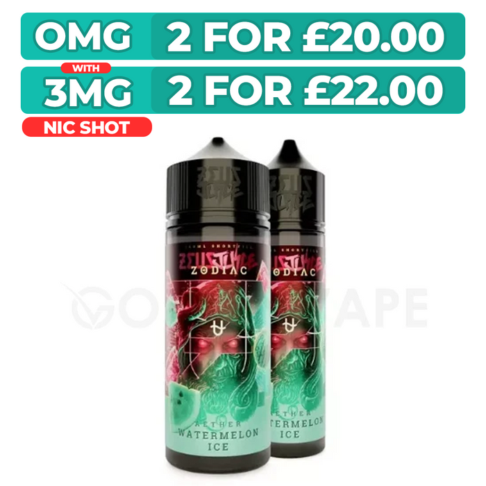 Aether 100ml Shortfill E-Liquid By Zeus Juice Zodiacs