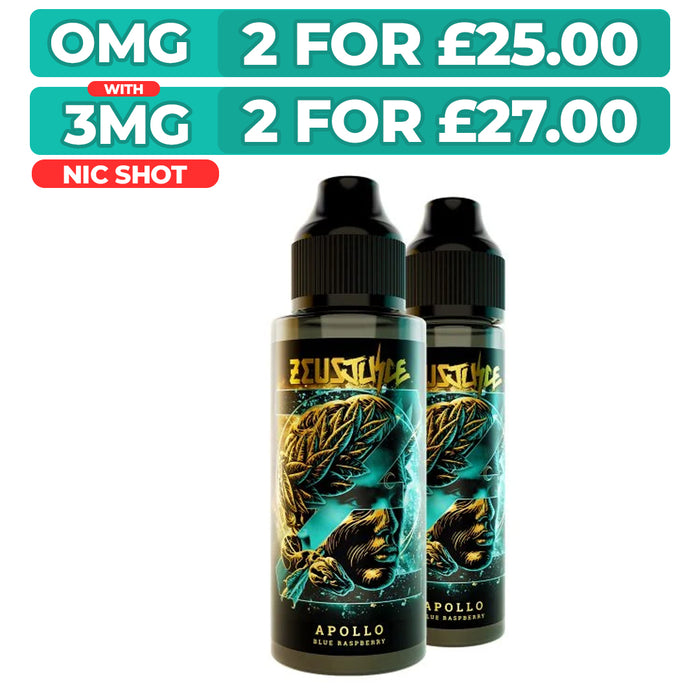 Apollo 100ml Shortfill E-Liquid by Zeus Juice