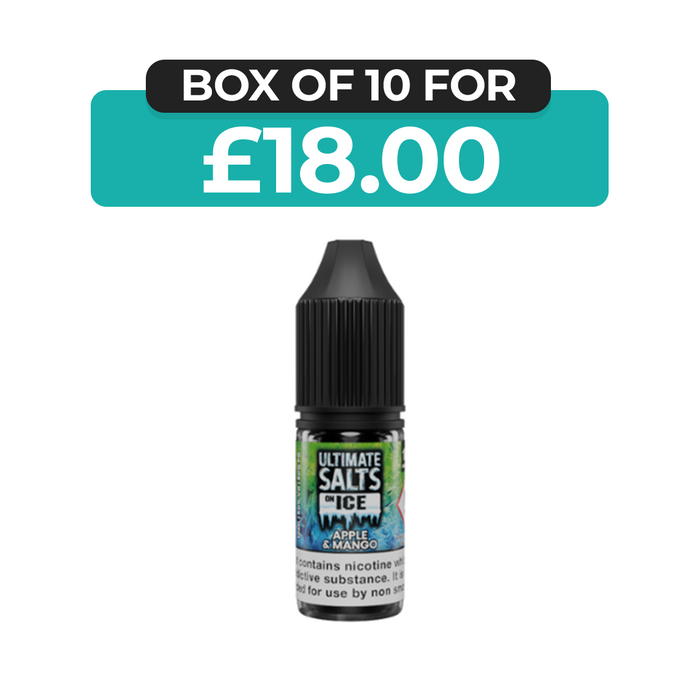 Apple & Mango On Ice 10ml Nic Salt E-Liquid by Ultimate Juice