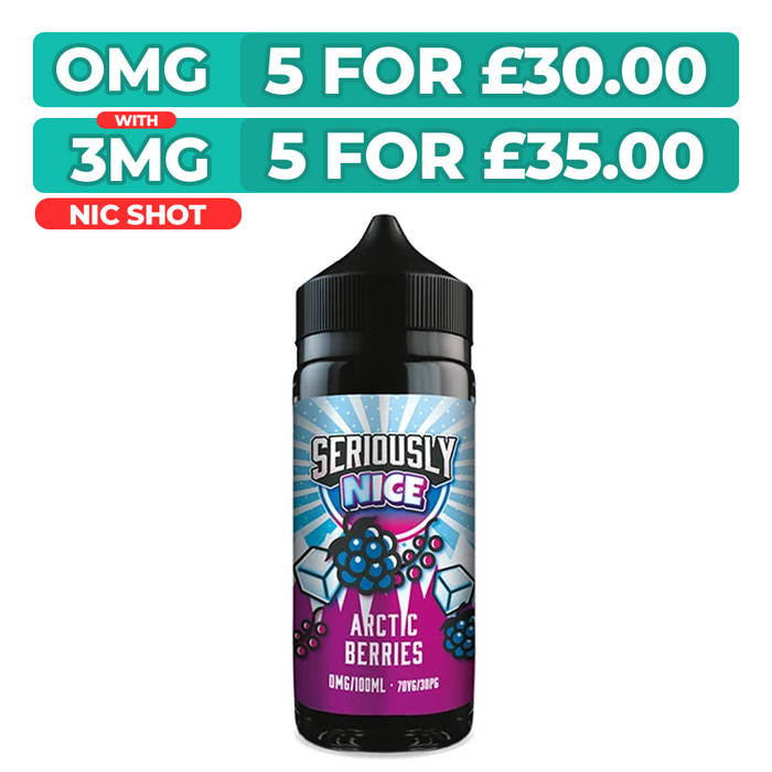 Doozy Seriously Nice Arctic Berries 100ml Shortfill E-Liquid