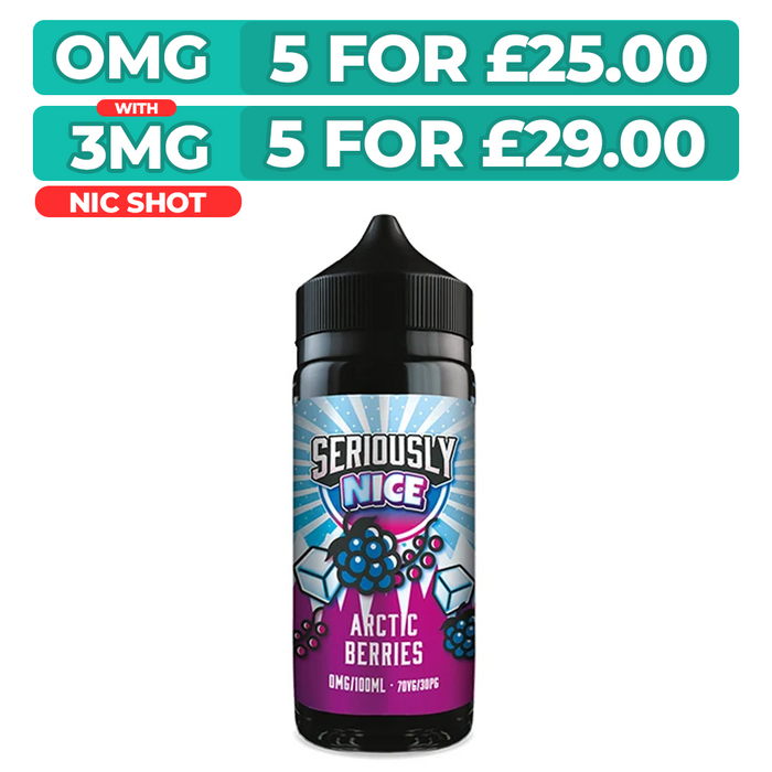 Arctic Berries 100ml Shortfill E-Liquid By Seriously Nice