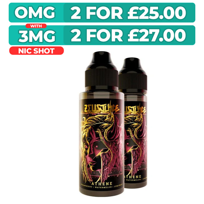 Athene 100ml Shortfill E-Liquid by Zeus Juice