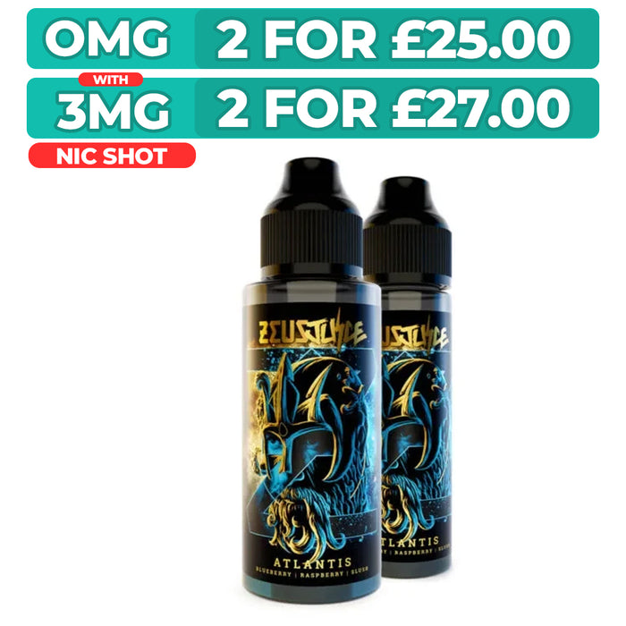 Atlantis 100ml Shortfill E-Liquid by Zeus Juice