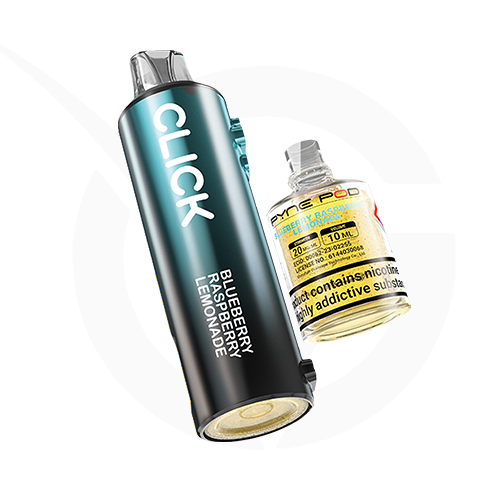 Pyne Pod Click 10000 Blueberry Raspberry Lemonade Pod & Bottle