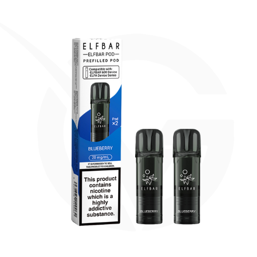 Blueberry Prefilled Pods By Elf Bar 600