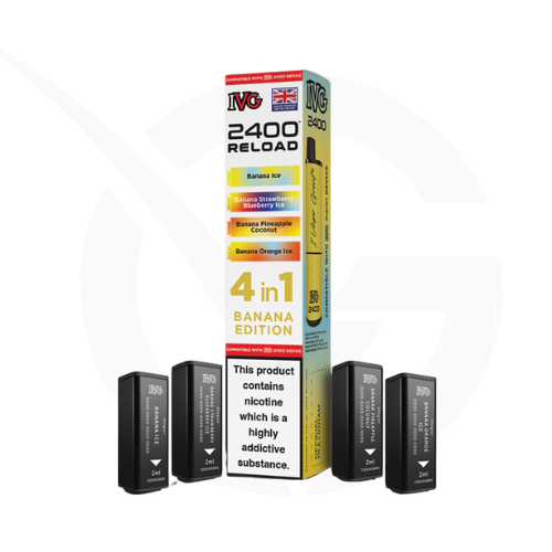 Banana Edition Prefilled Pods By IVG 2400 Reload