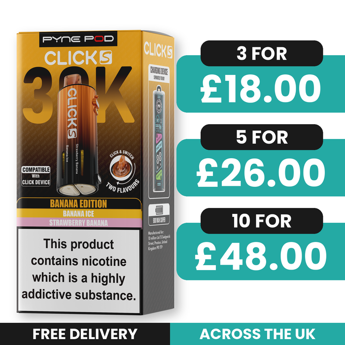 Pyne Pod Click S 30K Banana Edition Refill Pods