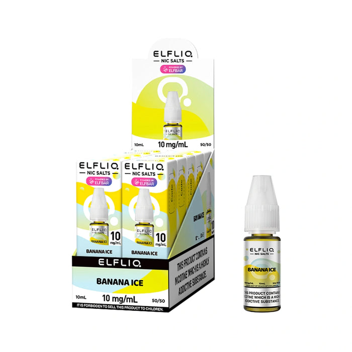 Elf bar Elfliq 10ml Nic Salt E-Liquids - Pack of 10