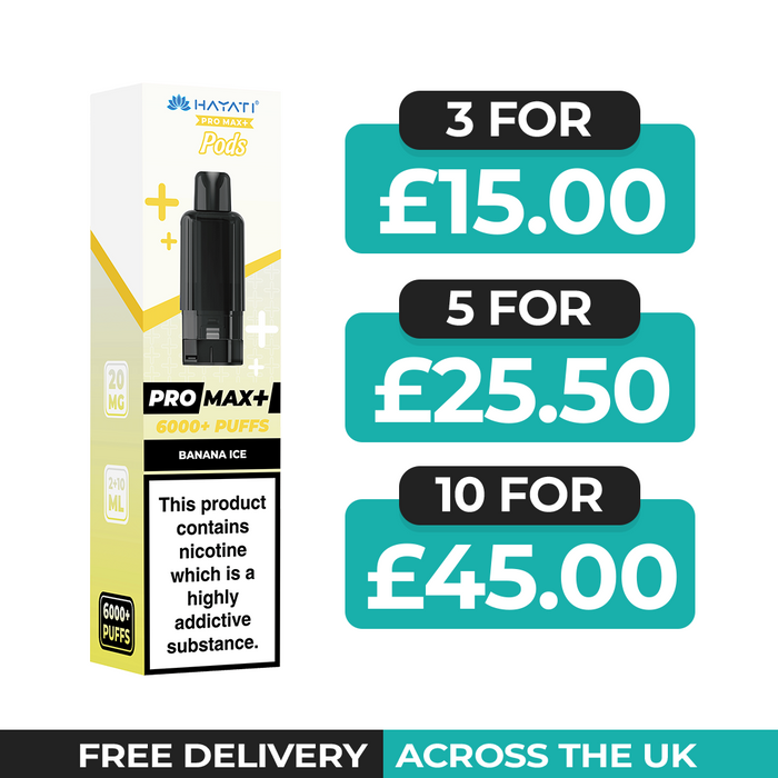 Hayati Pro Max Plus Banana Ice Refill Pods