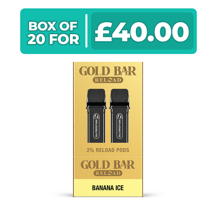 Gold Bar Reload Prefilled Pods - Box of 20