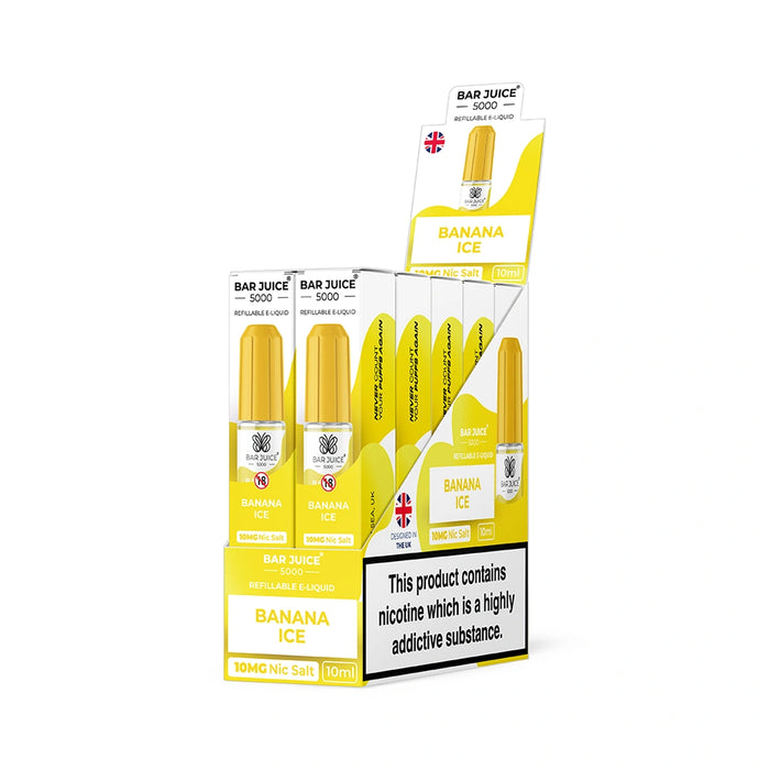 Bar Juice 5000 Nic Salts - Pack of 10 x 10ml