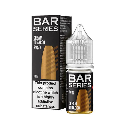 Cream Tobacco 10ml Nic Salt E-liquid by Bar Series