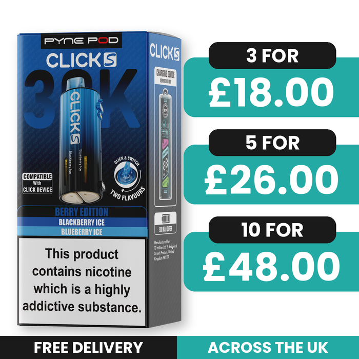 Pyne Pod Click S 30K Berry Edition Refill Pods