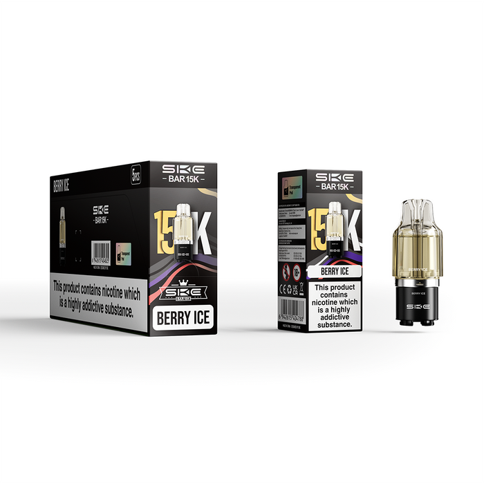 SKE Bar 15k Refill Pods Box of 5 & 10