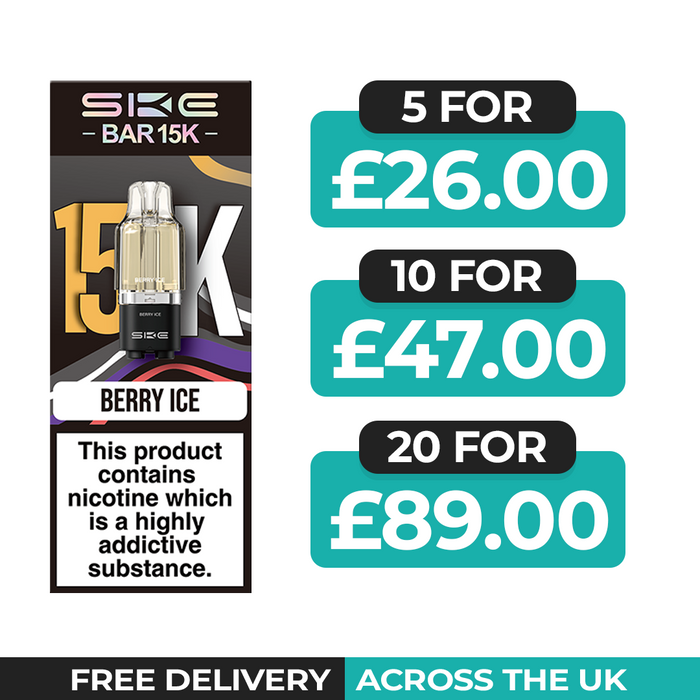 SKE Bar 15K Berry Ice Refill Pods