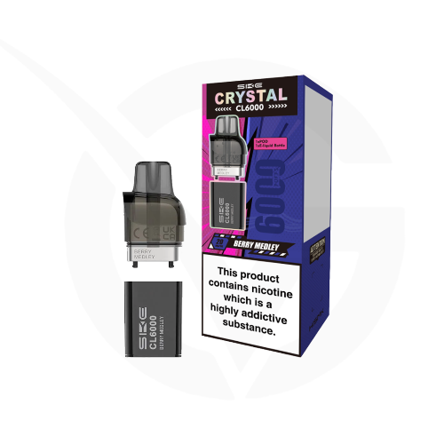 Berry Medley Crystal CL6000 Prefilled Pods by SKE