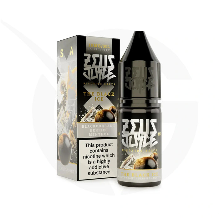 The Black Ice Nic Salt E-Liquid by Zeus Juice