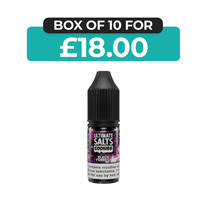 Black Forrest Cookies 10ml Nic Salt E-Liquid by Ultimate Juice