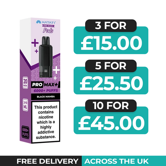Hayati Pro Max Plus Black Mamba Refill Pods