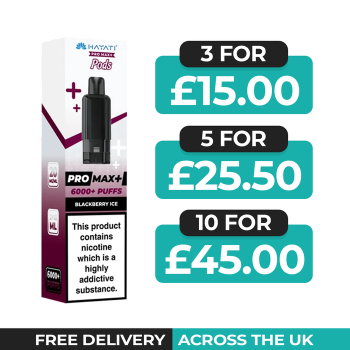 Hayati Pro Max Plus Blackberry Ice Refill Pods
