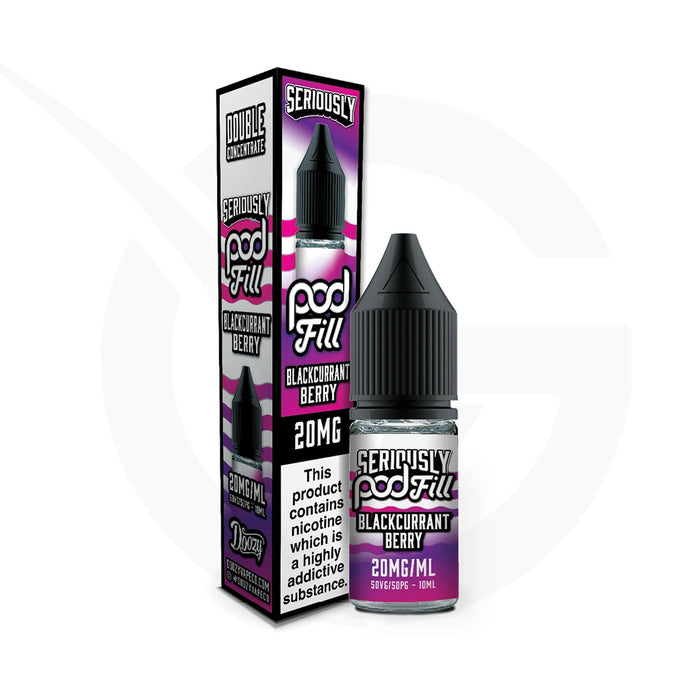 Seriously Pod Fill Blackcurrant Berry Nic Salt E-Liquid