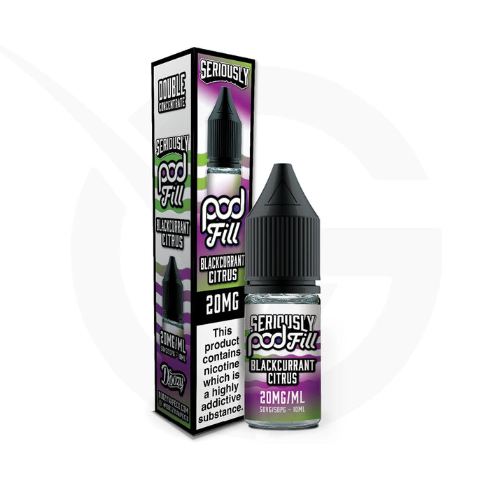 Seriously Pod Fill Blackcurrant Citrus Nic Salt E-Liquid