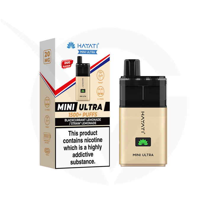 Hayati Mini Ultra 1500 Prefilled Pod Kit - Pack of 5