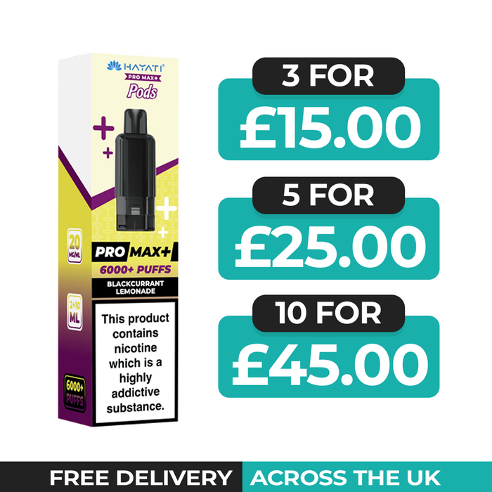Hayati Pro Max Plus Blackcurrant Lemonade Refill Pods